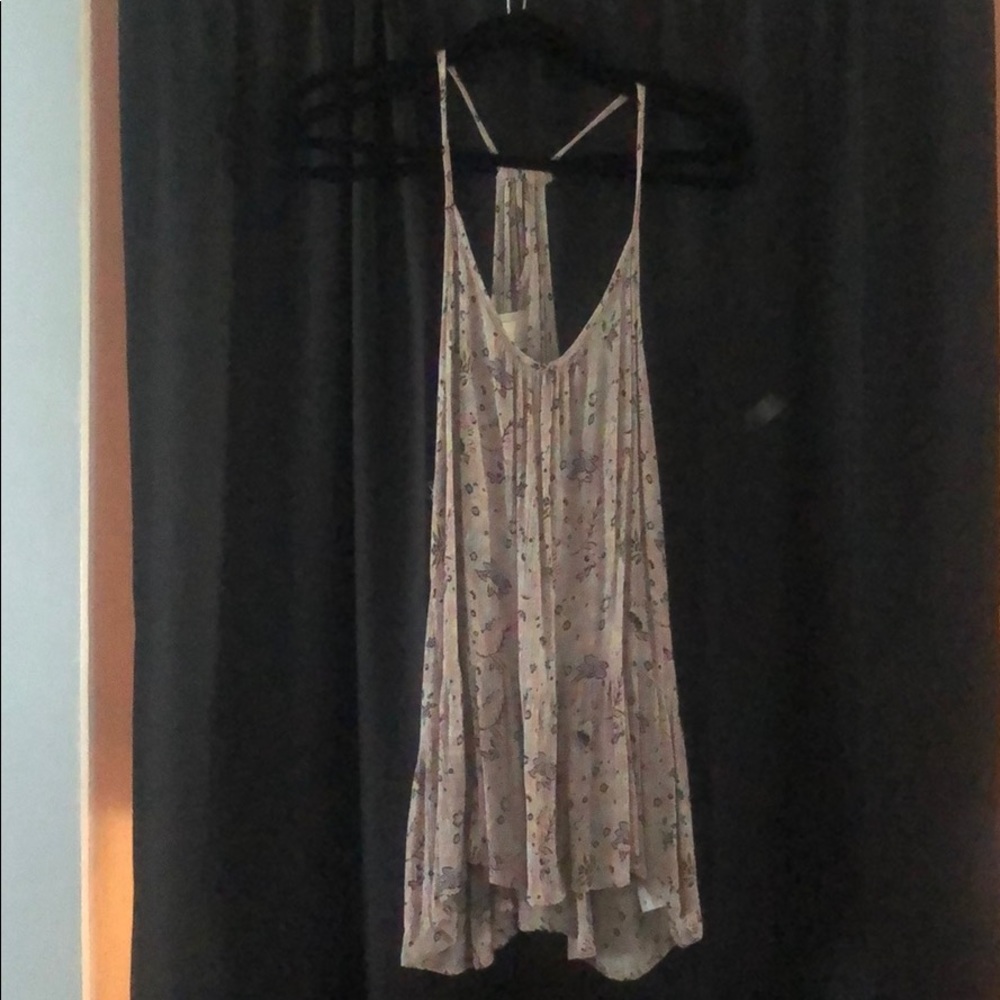 Large flowy floral tank. Target brand.